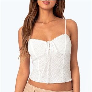 NEW Edikted White Cami